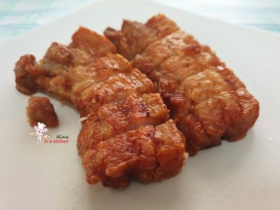 วิธีทำ [Philips Airfryer] หมูสามชั้นทอดน้ำปลา