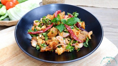 ลาบไก่แซ่บ(เป็นกับข้าว)