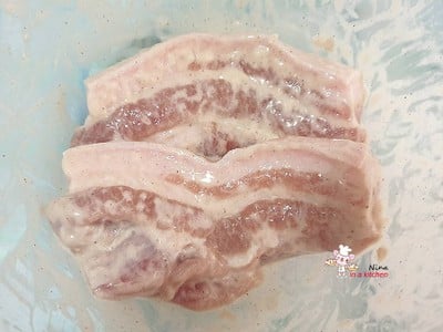 วิธีทำ [Philips Airfryer] หมูสามชั้นทอดน้ำปลา