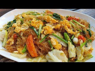ผัดวุ้นเส้นทรงเครื่อง(เป็นกับข้าว)