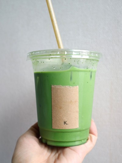 Seasonal Kojima Matcha latte D.