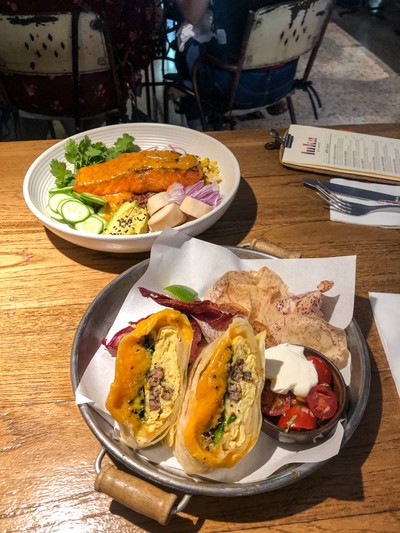 ลูก้า เมนูอาหารเช้า บูริโต้