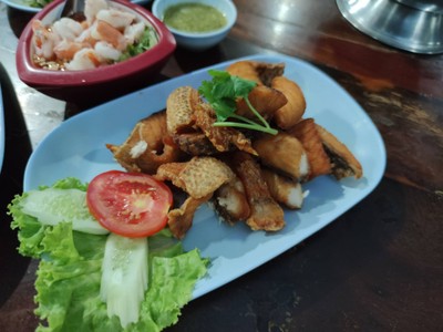 ปลาโชกุนทอดน้ำปลา