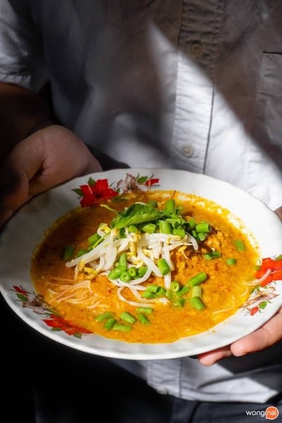 เมนูของร้าน ขนมจีนป้าป้อม