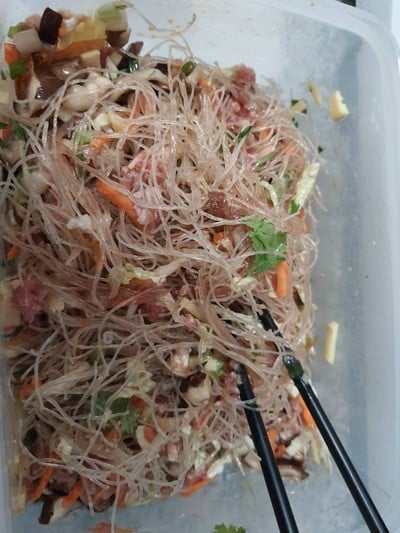 วิธีทำ ปอเปี๊ยะเวียดนามแป้งข้าวไรซ์เบอรี่ทอด
