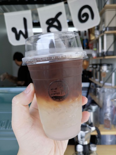 อเมริกาโน่มะพร้าวน้ำหอม เย็น