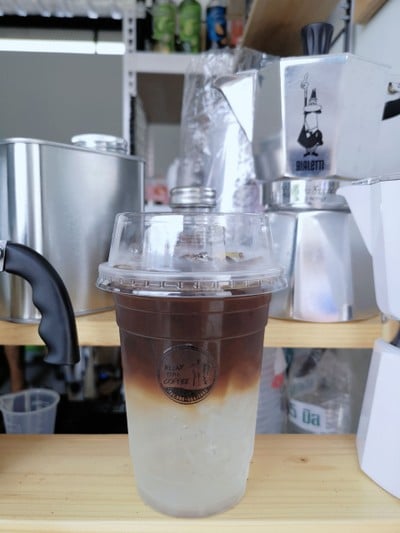 อเมริกาโน่มะพร้าวน้ำหอม เย็น