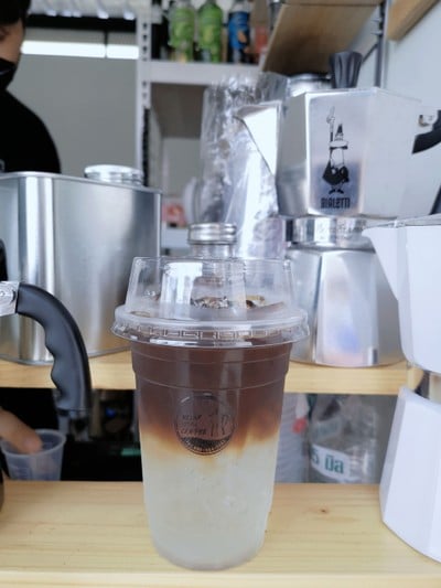 อเมริกาโน่มะพร้าวน้ำหอม เย็น