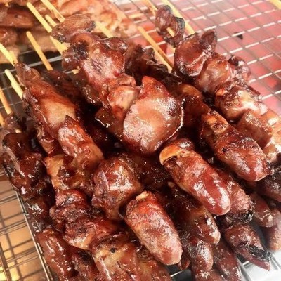 ตับไก่ย่าง5ไม้+ข้าวเหนียว 1 ห่อ(ชุดละ)