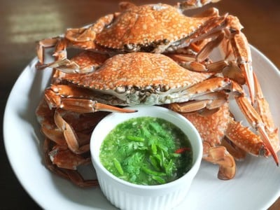 ปูม้านึ่ง น้ำจิ้มซีฟู้ด