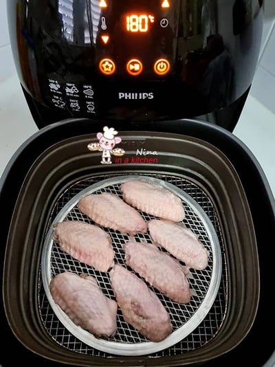 วิธีทำ [Philips Airfryer] ปีกไก่ทอดเกลือ