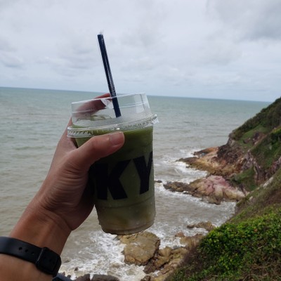Iced Caramel Matcha