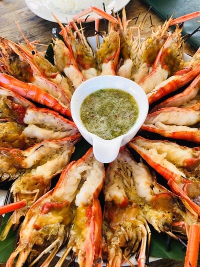 กุ้งเผา