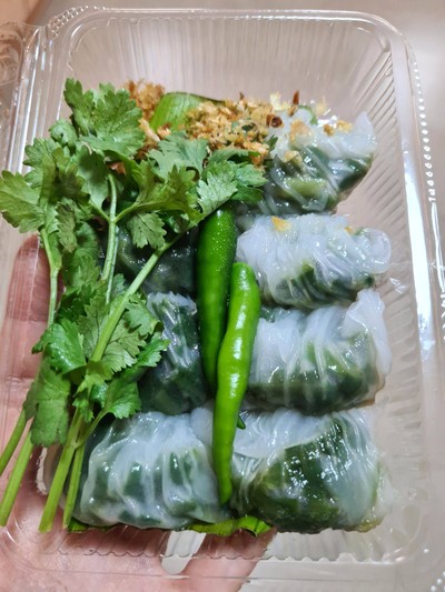 ข้าวเกรียบปากหม้อ ไส้กุยช่าย