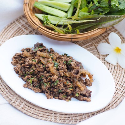 ลาบหมูคั่ว