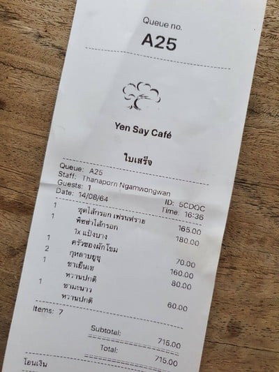 อัตราค่าบริการ