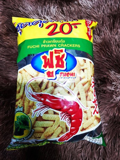 ข้าวเกรียบกุ้ง รส สาหร่ายโนริ ตราฟูจิ