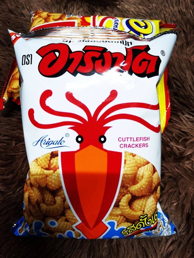 ข้าวเกรียบปลาหมึก ตรา อาริงาโต รสดั้งเดิม