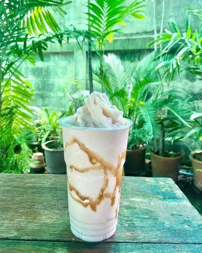 นมคาราเมลปั่น