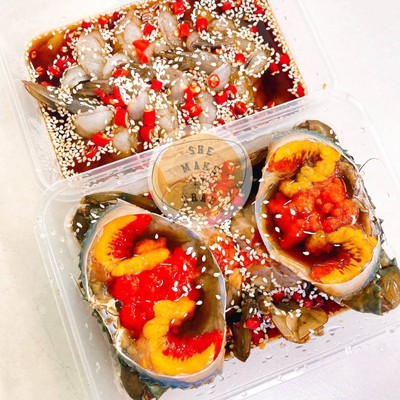 เซ็ทนี้ 375-. จากปกติ 420-. ดองซีอิ๊วหรือน้ำปลา สามารถคละได้หลากรสชาติ เสริฟพร้อ