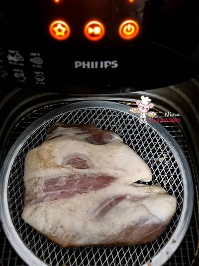 วิธีทำ [Philips Airfryer] น้ำตกคอหมูย่าง