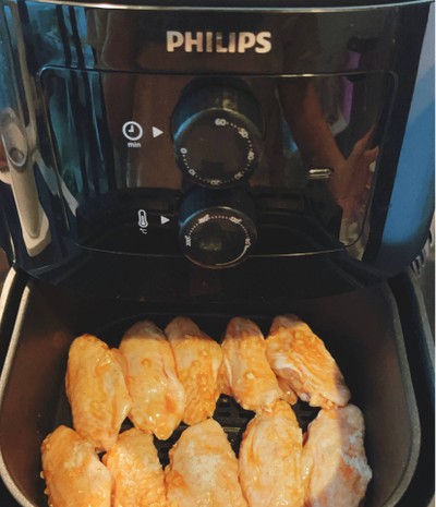 วิธีทำ Air Fryer Chicken Wings with Sriracha Mayo