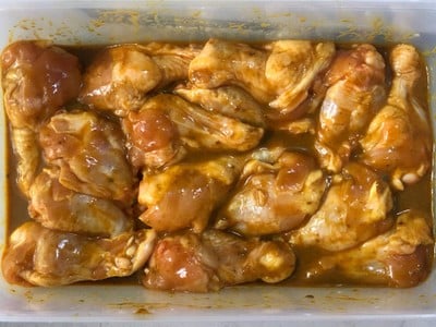 วิธีทำ ปีกบนไก่ทอดขมิ้นชัน