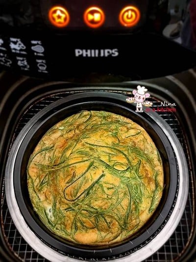 วิธีทำ [Philips Airfryer] ปลาทู+ไข่ทอดชะอม ไร้น้ำมัน