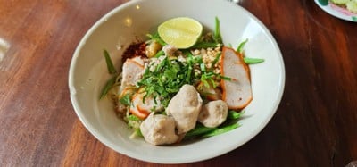 เมนูของร้าน ร้านเจ๊แฮ ก๋วยเตี๋ยวสุโขทัย