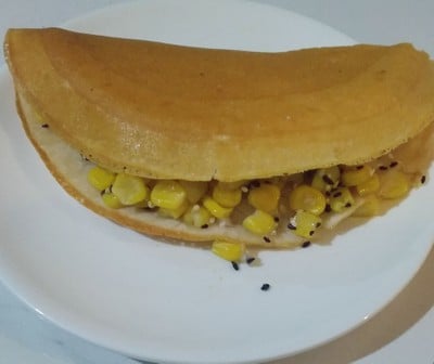 ขนมถังแตกไส้ข้าวโพด