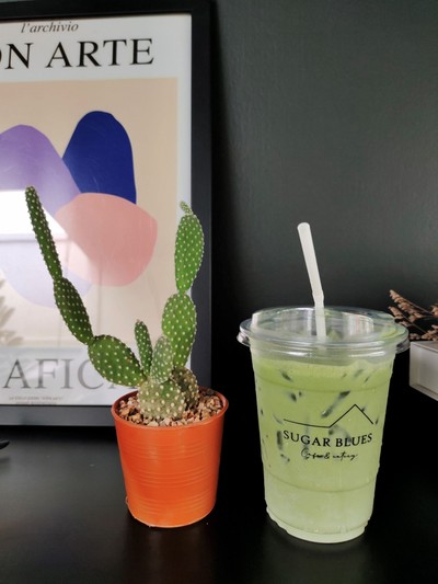 มัจฉะลาเต้เย็น