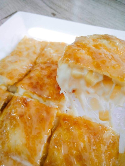 โรตีข้าวโพด+ชีส