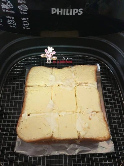 วิธีทำ [Philips Airfryer] Honey Toast