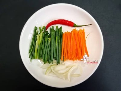 วิธีทำ [Philips Airfryer] พิซซ่าเกาหลี 파전 (พาจ็อน)