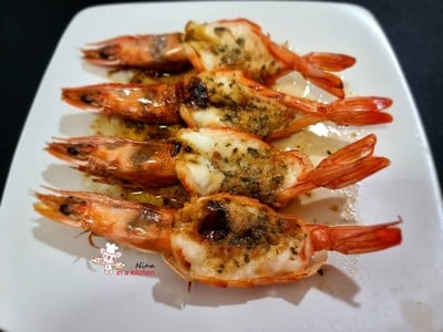 วิธีทำ [Philips Airfryer] กุ้งอบเนยกระเทียม