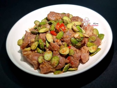 สะตอผัดกะปิหมู/กุ้ง