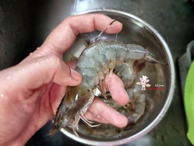วิธีทำ [Philips Airfryer] กุ้งอบเนยกระเทียม