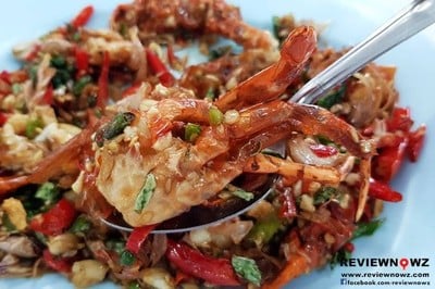 ปูนิ่มกรอบผัดพริกขี้หนู