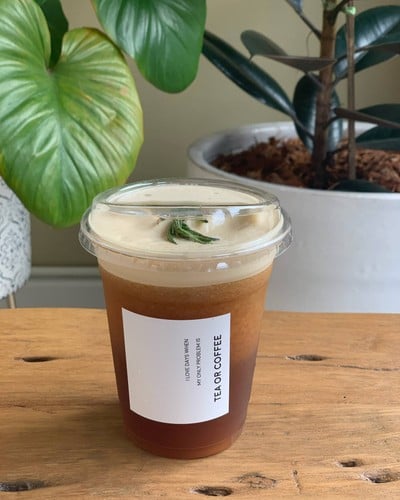 เมนูของร้าน Tea or Coffee