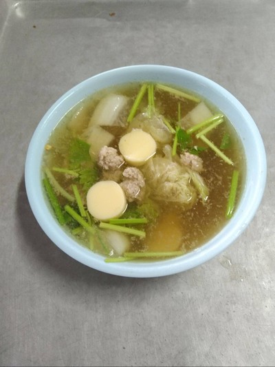 ต้มจืดเต้าหู้หมูสับ-สาหร่าย