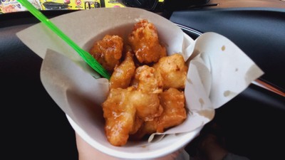 ไก่ป๊อบ (ซอสกระเทียม)