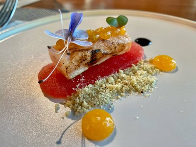 Water Melon and Salmon Roll
