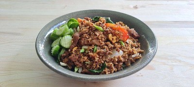 ข้าวผัดโบราณแหนม