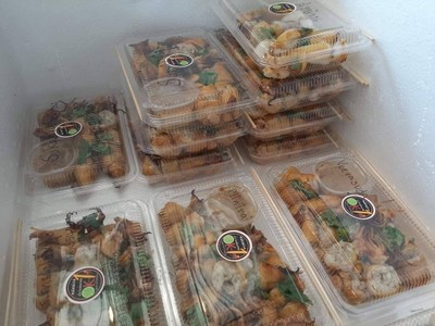 หมึกย่างรวมพิเศษไข่เยอะ(L)