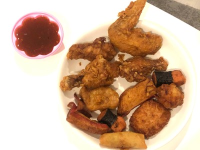 ไก่ทอด-ลูกชิ้น-ไส้กรอก