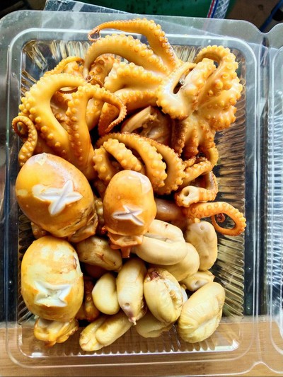 หมึกย่างรวมพิเศษไข่เยอะ(L)