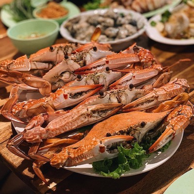 เมนูของร้าน ก.กุ้งบางแสน