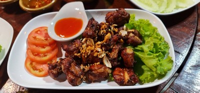 ซี่โครงหมูทอด