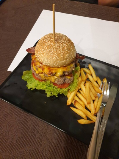 Double Burger Beef