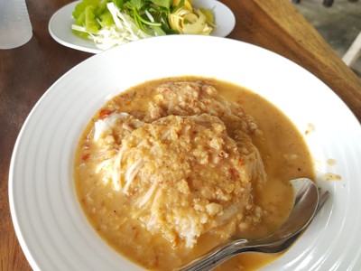 ขนมจีนน้ำพริกกุ้งสด